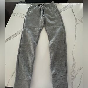 Men’s sweatpants, size small, gray